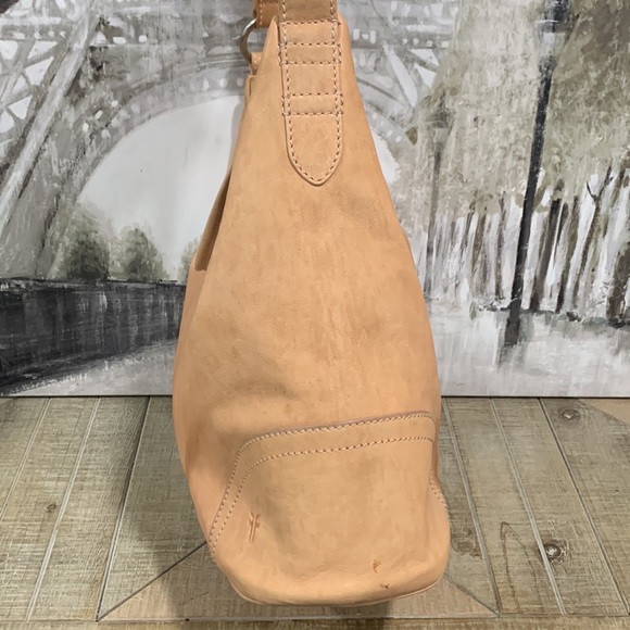 💗Frye Madison Leather Hobo Bag -Blush- Dusty-Rose - Picture 5 of 16